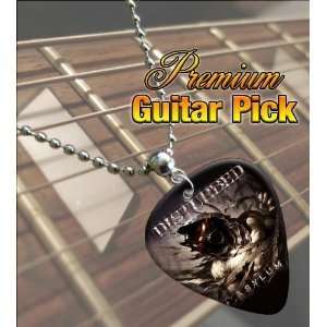  Disturbed Asylum Premium Guitar Pick Necklace Musical 