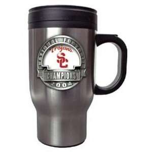 USC Trojans 2004 BCS National Champions Travel Mug  Sports 