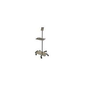 Bovie Basic Mobile Cautery Stand with Top Tray Bottom Tray and 12 