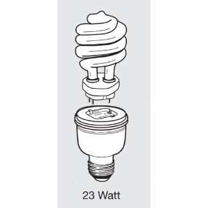   Two Piece Springlamp Compact Fluorescent Light Bulb