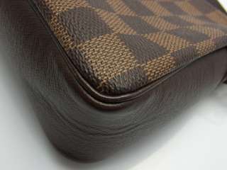 Louis Vuitton Authentic Trousse make up Damier POUCH Clutch Cosmetic 