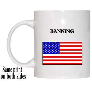  US Flag   Banning, California (CA) Mug 