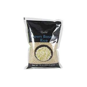  Brown Basmati Rice   16 oz,(Gold)