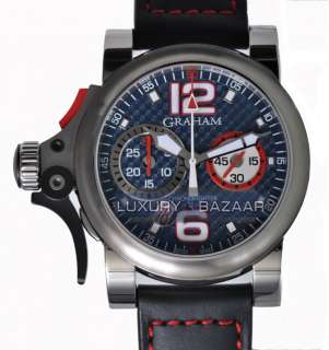 Graham Chronofighter R.A.C. Trigger Blue   Stainless Steel Case