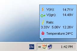 The second application M4_ATX.exe allows to setup various parameters 