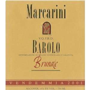  2005 Marcarini Brunate Barolo Docg 750ml Grocery 