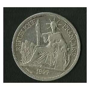  ONE SILVER , 1897 PIASTRE A, 27 GR.TITRE0.900 Everything 