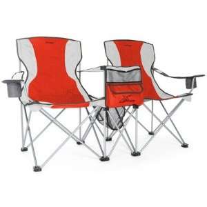  Venture Duo Quad Fold Double Chair with Table