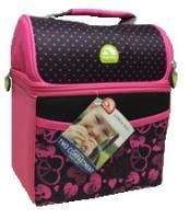 Igloo insulated girls lunchbox bag cooler 2 compartments & handle PINK 