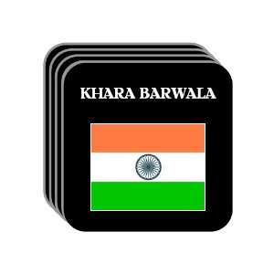  India   KHARA BARWALA Set of 4 Mini Mousepad Coasters 