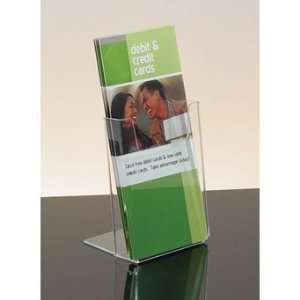  Clear Acrylic Countertop Brochure Holder