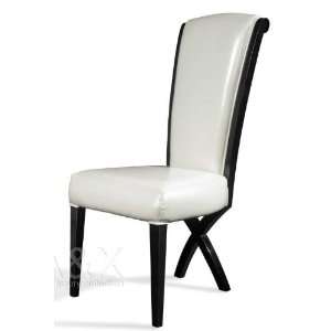    Armani Xavira Transitional X leg Dining Side Chair