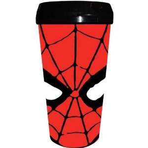   Face Marvel Comics Plastic Travel Mug With Lid