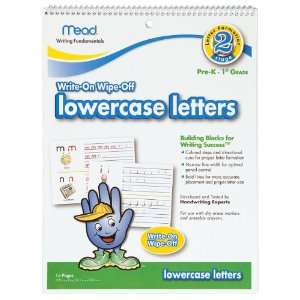  Mead lowercase letters Dry Erase Book, 10 5/8 x 8 Inches 
