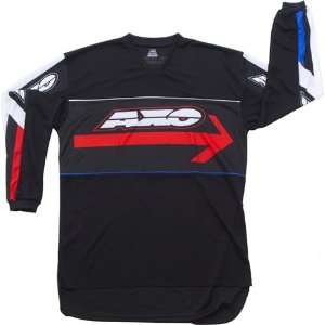  AXO Trans Am Mens Motocross Motorcycle Jersey   Black 