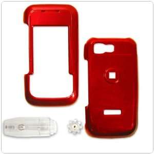   myFaves Snap On Solid Red Case Cove Cell Phones & Accessories