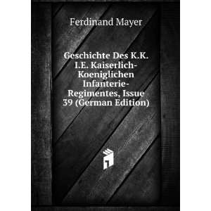    Regimentes, Issue 39 (German Edition) Ferdinand Mayer Books