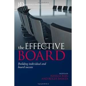   Building Individual and Board Success [Paperback] Neville Bain Books