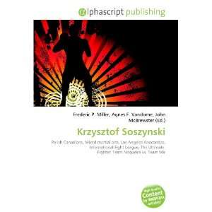  Krzysztof Soszynski (9786133790018) Books