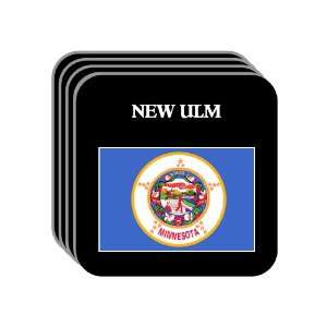  US State Flag   NEW ULM, Minnesota (MN) Set of 4 Mini 