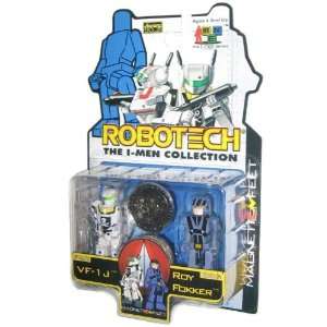    Robotech I Men VF 1J & Roy Fokker Kubrick Figure Set Toys & Games