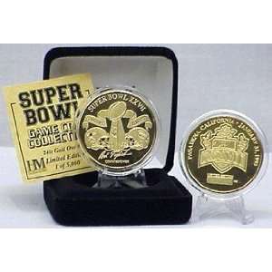  Super Bowl XXVII 24kt Gold Flip Coin 