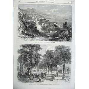 1865 Town Basseterre Guadaloupe Cours Nolivos Indies 