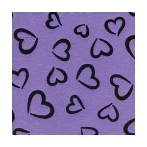  Kunin Foss Fabrics Fanci Felt 9X12 Princess Heart Violet 