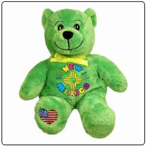  New Mexico Symbolz Plush Green Bear Stuffed Animal Toys 