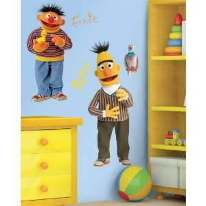  Bert and Ernie Peel & Stick Giant Wall Decals