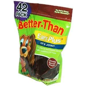  Better Than Ears Plus Hip & Joint Dog Treats, 42 Count 