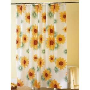  Sunflower Bathroom Shower Curtain 