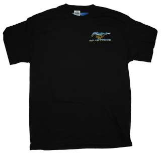 Ford Mustang Pony Logo Flames Automobile Car T Shirt Tee  