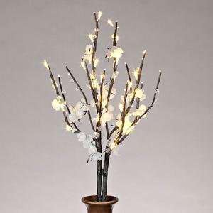   Battery Operated LED Lighted Branch with Timer (30 Warm White Lights