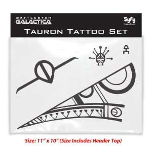  Battlestar Galactica Tauron Tattoo Set 