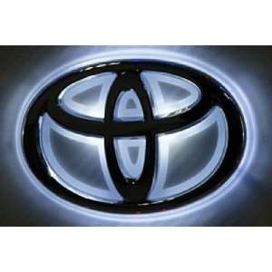  Auto led red and white car logo light for TOYOTA CRCWN 