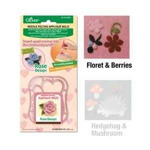  Needle Felting Applique Molds   Floret & Berries Kitchen 