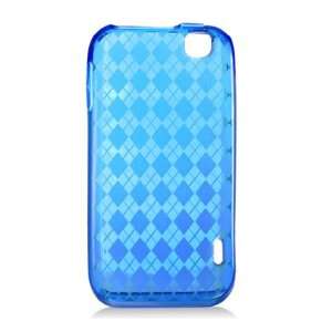  LG Maxx / myTouch TPU Skin Case with Inner Check Design 