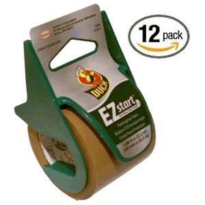  Duck EZ Start Packaging Tape   Tan 1.88 x 22.2 Yd   12 pack 