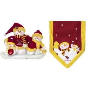  SC Sports NFL Arizona Cardinals Table Top Snow Family With 