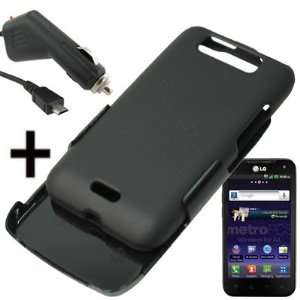  BC Hard Cover Combo Case Holster for MetroPCS LG Connect 