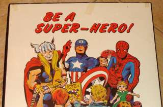 1969 MMMS Era Marvel Comics Toys For Tots Store Promo Poster by Jack 