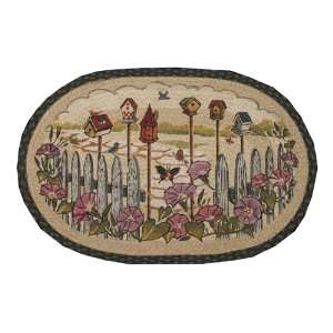  Capitol Importing Co. Earth Rugs ~ Birdhouse Garden 20 X 