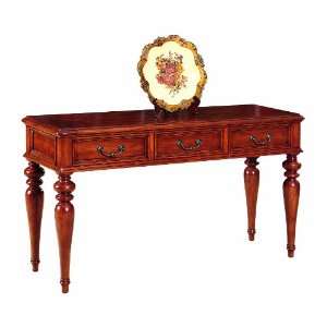  Leick 9333 Meridian Sofa Table in Glazed Nutmeg Furniture 