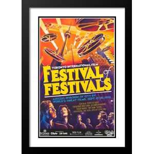 Toronto Film Festival 32x45 Framed and Double Matted Movie Poster 