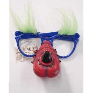  Halloween Accessory Blue Glasses Demon Dog Nose 