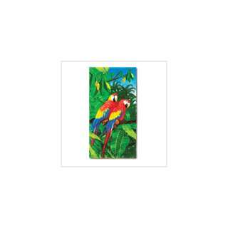  jungle parrott beach towel 