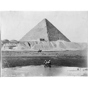  La Grande Pyramid by Emile Bechard, c1880