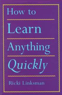   Anything Quickly by Ricki Linksman, Sterling Publishing  Hardcover