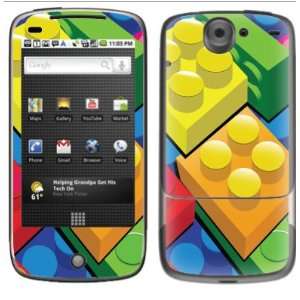    Blocks Design Protective Skin for Google Nexus One Electronics
